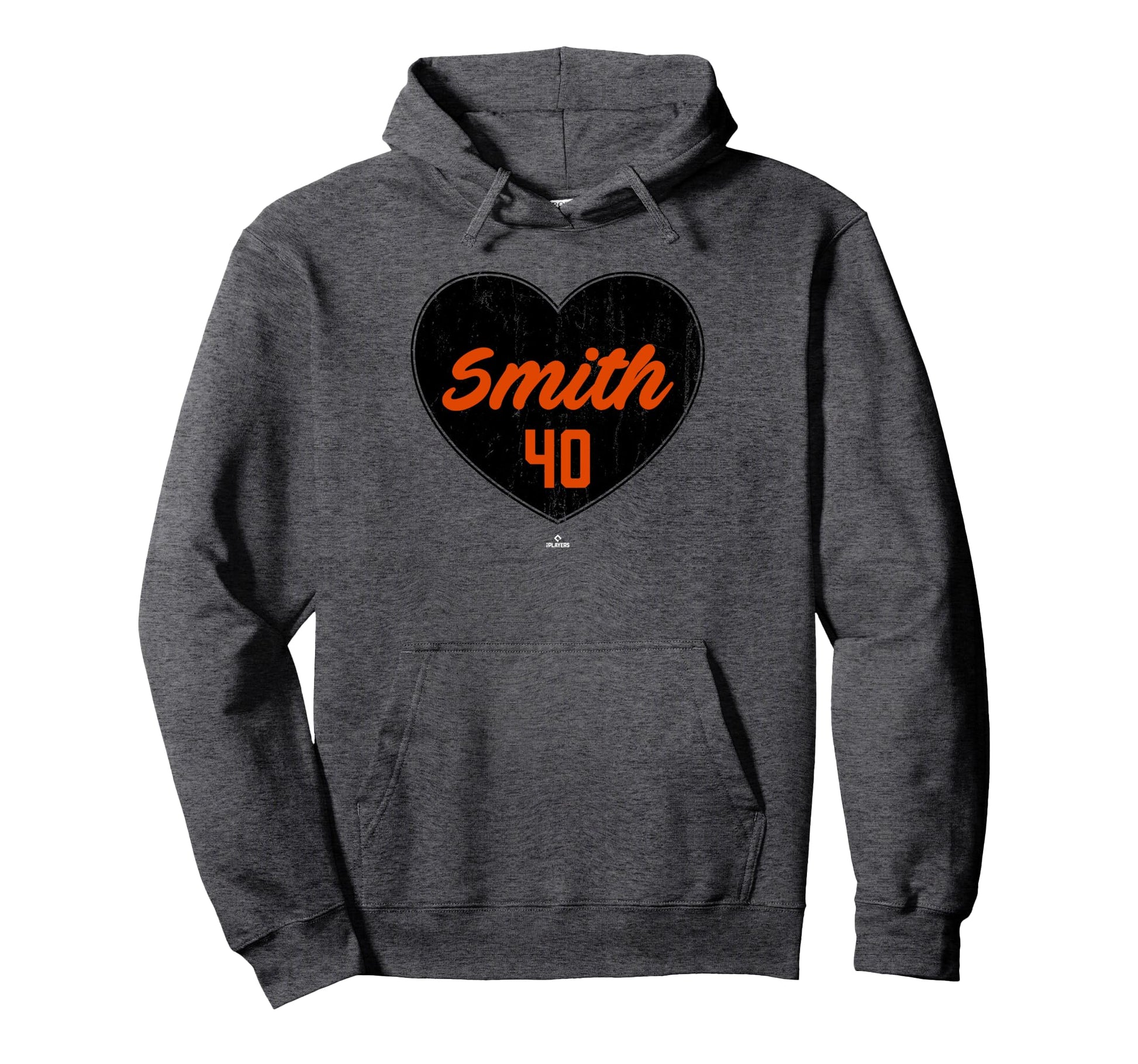 Distressed Heart Burch Smith Hoodie - Minimalist Print for Adults - T-Shirt, Sweatshirt, Hoodie