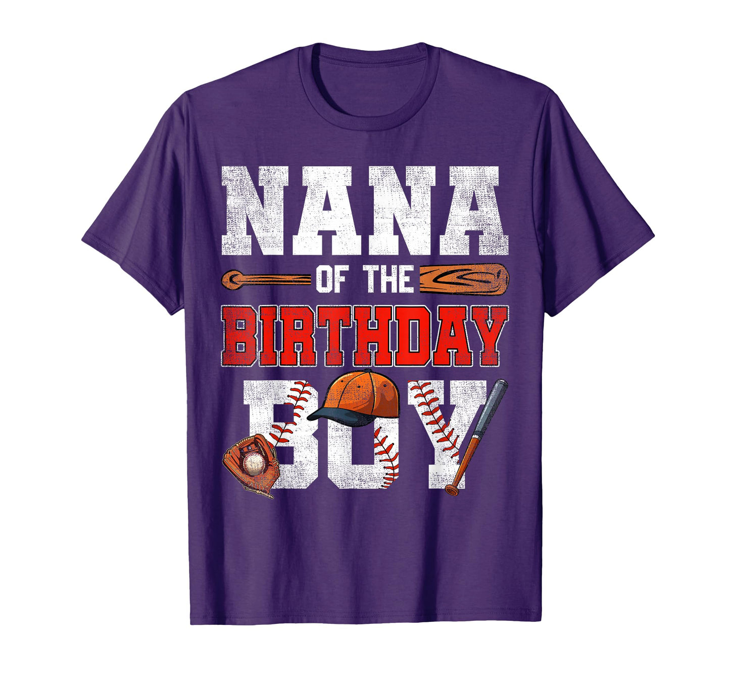 Nana Birthday Baseball Bday Family T-Shirt - Graphic Print Unisex - T-Shirt, Sweatshirt, Hoodie