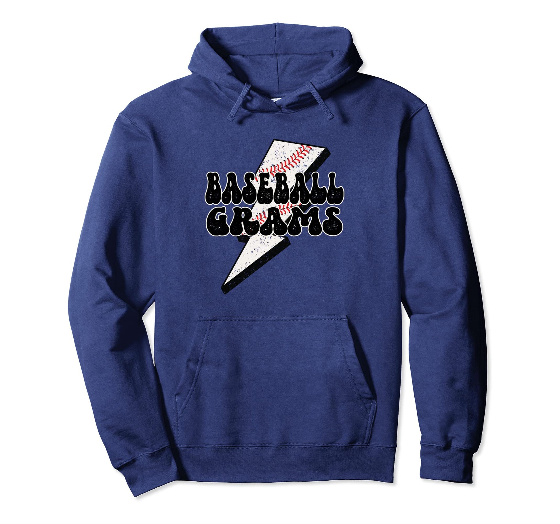 Baseball Grams Trendy Lightning Bolt Hoodie - Novelty Apparel Unisex - T-Shirt, Sweatshirt, Hoodie