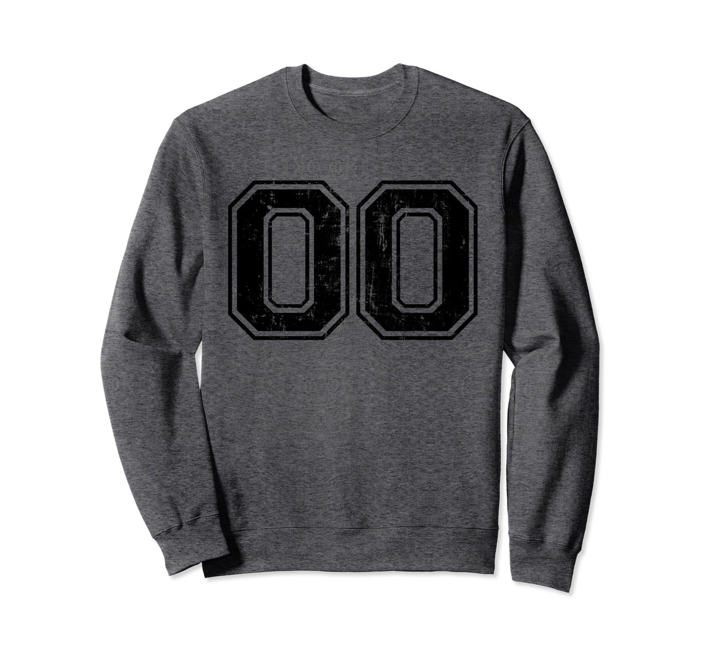 Number 00 Double Zero Varsity Sweatshirt - Custom Art Print Men Women - T-Shirt, Sweatshirt, Hoodie