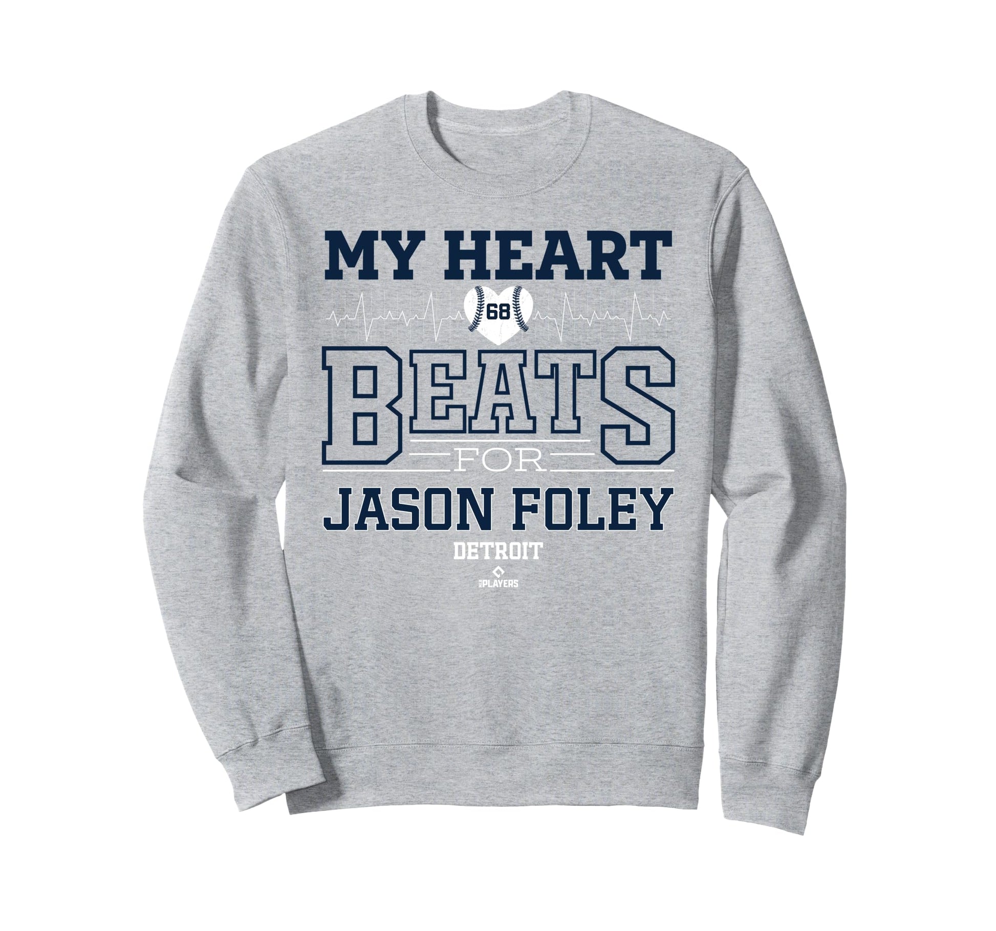 My Heart Beats Jason Foley Detroit Sweatshirt - Graphic Print Men Women - T-Shirt, Sweatshirt, Hoodie