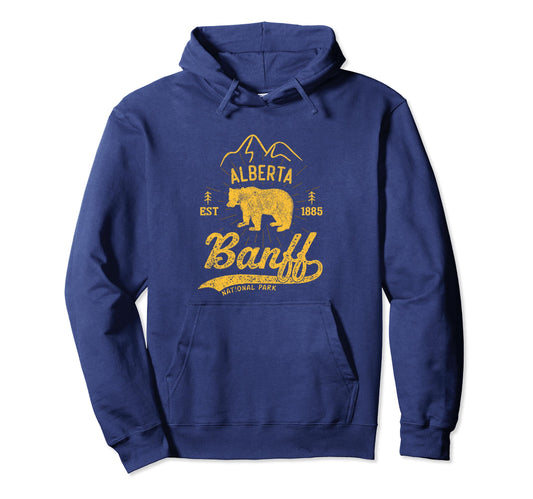 Banff Canadian National Park Souvenir Hoodie - Trendy Graphic Men Women - T-Shirt, Sweatshirt, Hoodie