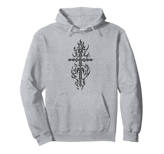 Alt Gothic Cross Mall Y2K Trad Goth Punk E Hoodie - Trendy Graphic Unisex - T-Shirt, Sweatshirt, Hoodie