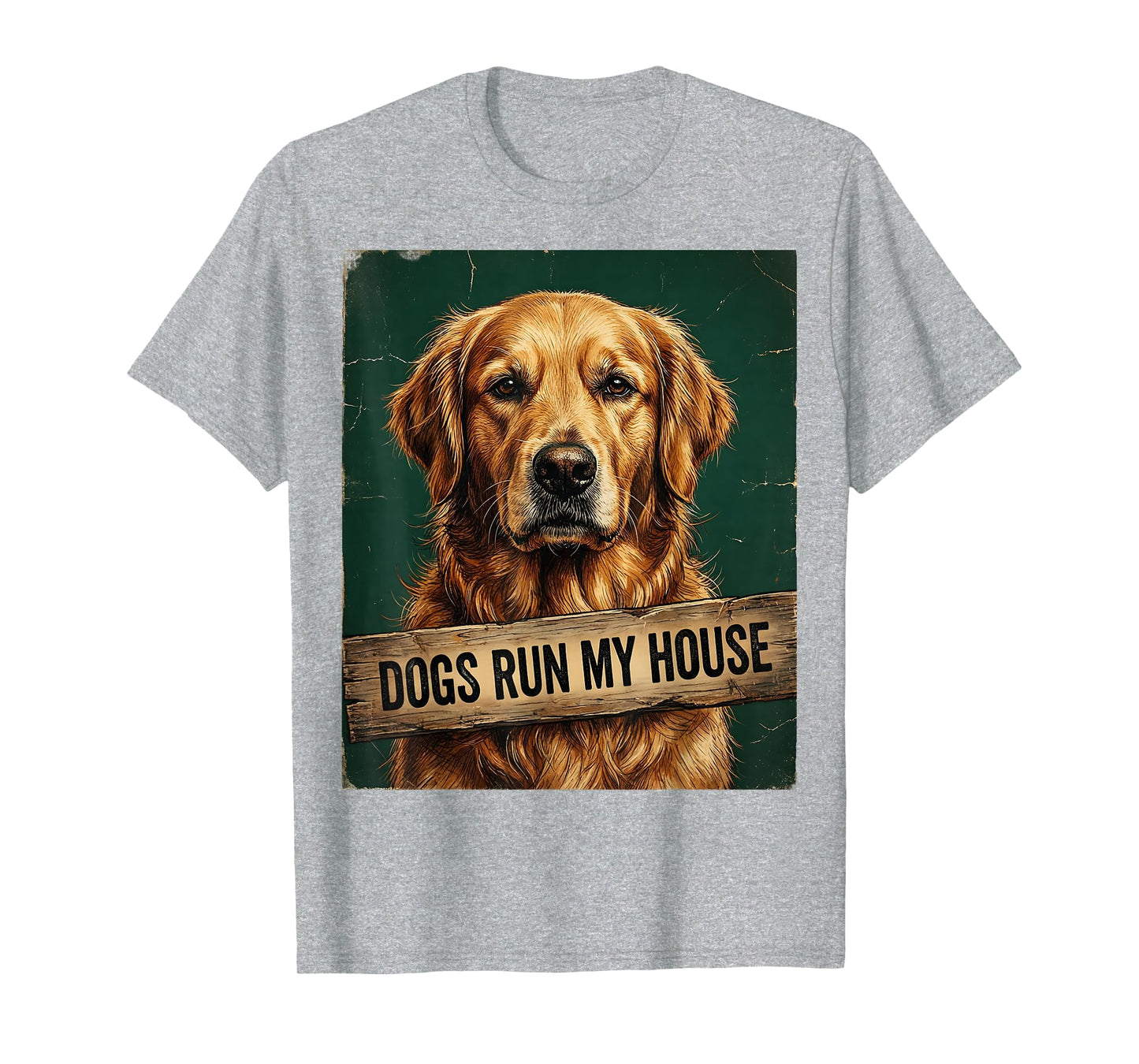Dogs Run My House Proud Dog Mom T-Shirt - Trendy Graphic Unisex - T-Shirt, Sweatshirt, Hoodie