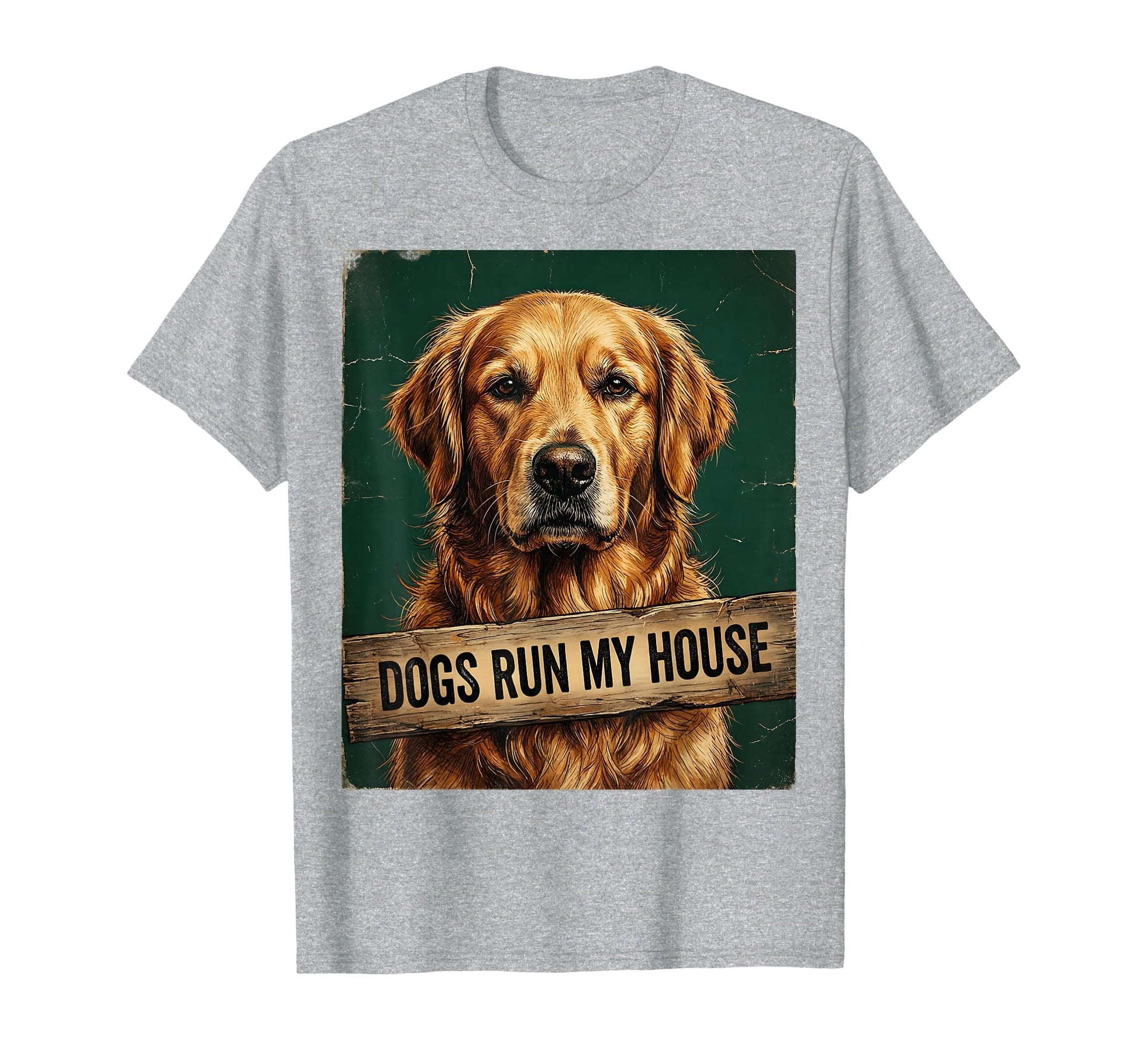 Dogs Run My House Proud Dog Mom T-Shirt - Trendy Graphic Unisex - T-Shirt, Sweatshirt, Hoodie