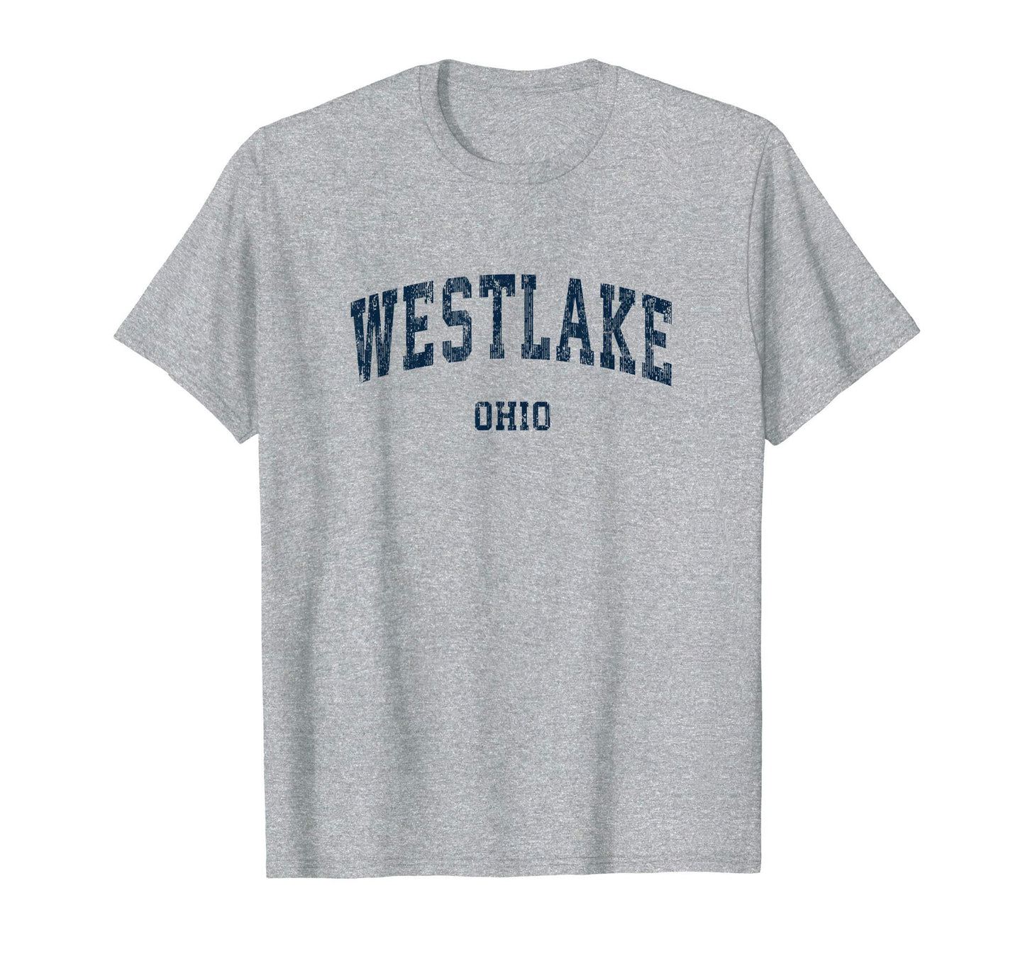 Westlake Ohio Oh Varsity Sports Navy T-Shirt - Fun Novelty Design Unisex - T-Shirt, Sweatshirt, Hoodie