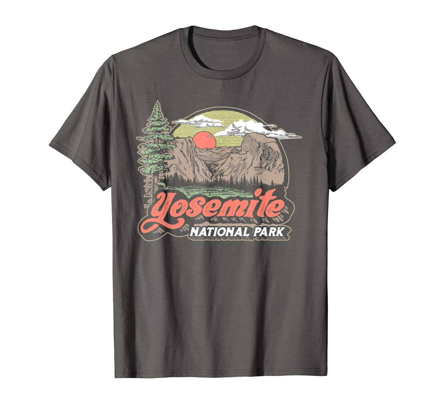 Yosemite National Park Eighties 80S T-Shirt - Novelty Apparel Men Women - T-Shirt, Sweatshirt, Hoodie