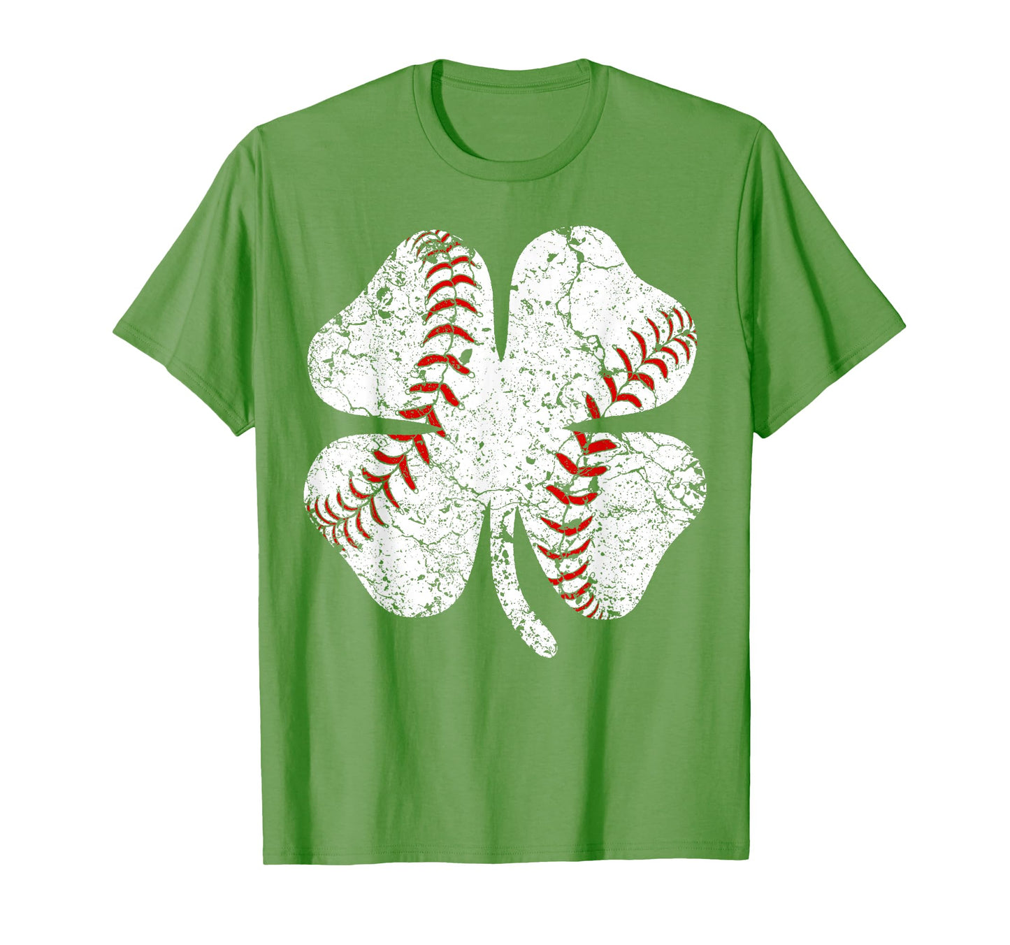 Baseball St Patricks Day Shamrock Green T-Shirt - Graphic Print for Adults - T-Shirt, Sweatshirt, Hoodie