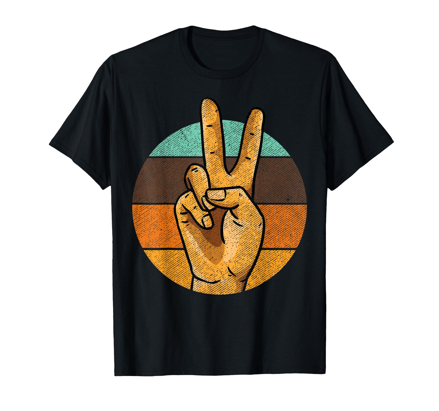 Peace 60S 70S Hippie Gift T-Shirt - Novelty Apparel Men Women - T-Shirt, Sweatshirt, Hoodie