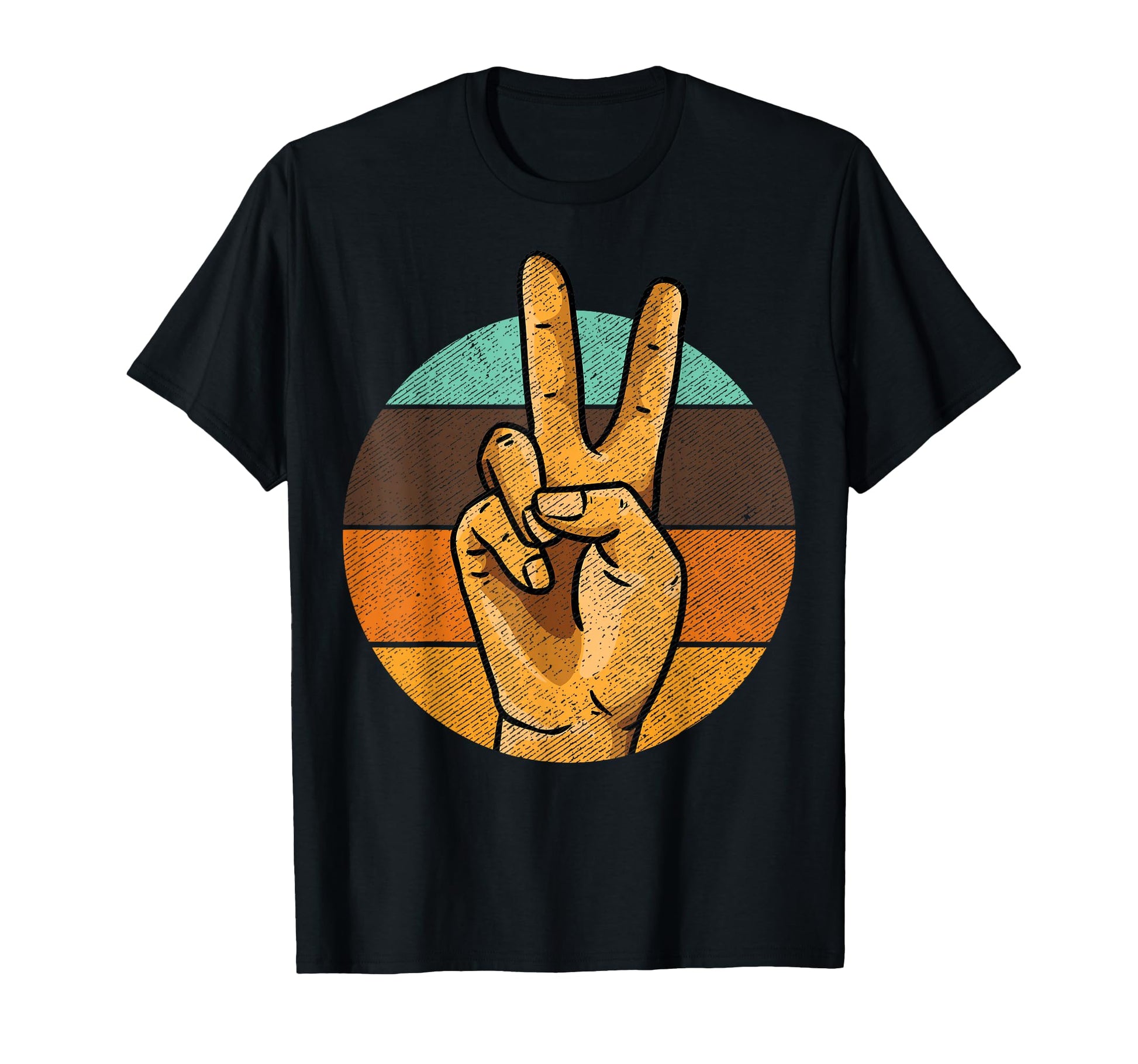Peace 60S 70S Hippie Gift T-Shirt - Novelty Apparel Men Women - T-Shirt, Sweatshirt, Hoodie
