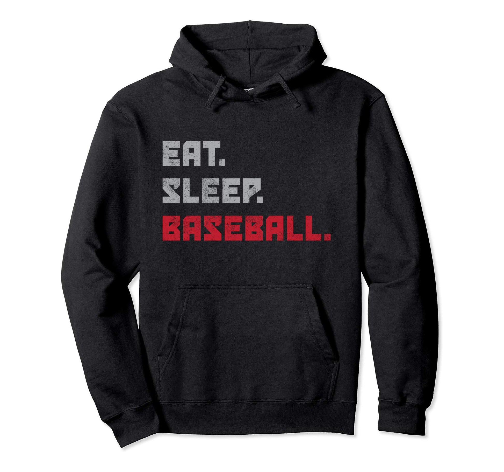 Eat Sleep Baseball Funny Baseball Hoodie - Minimalist Print Unisex - T-Shirt, Sweatshirt, Hoodie