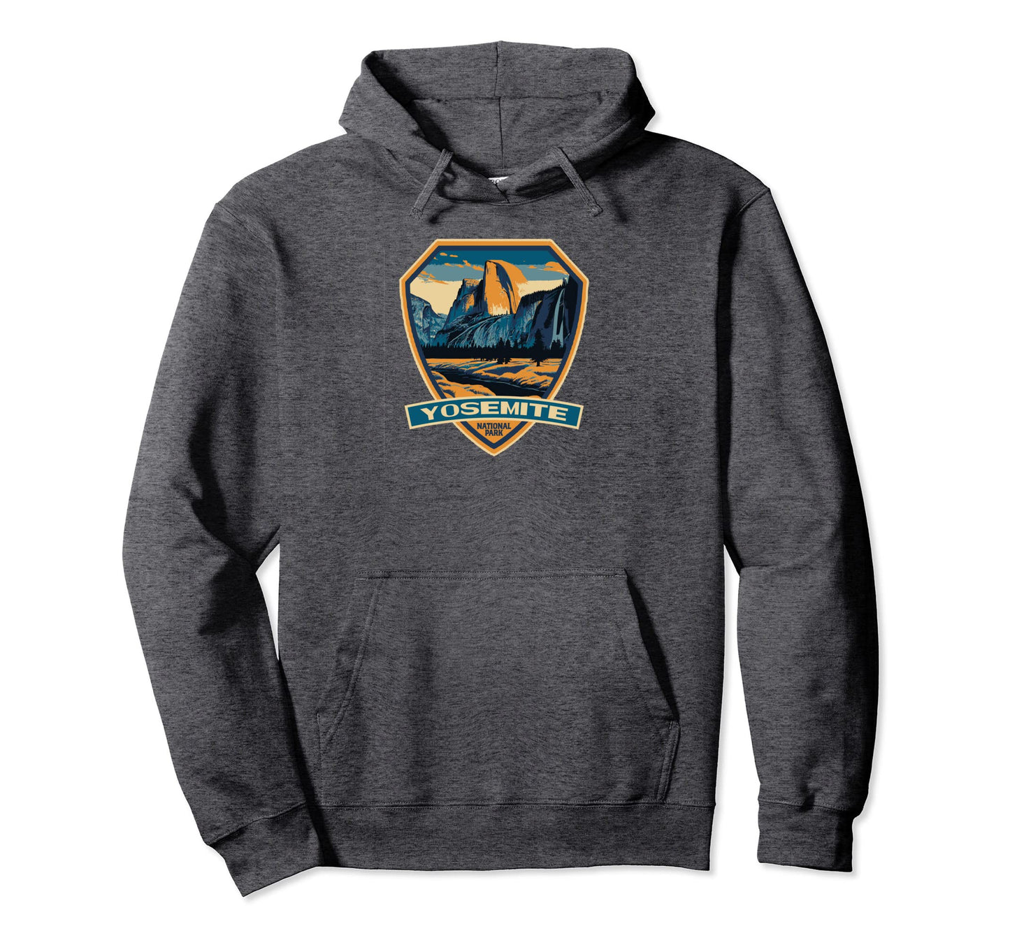 Yosemite National Park Wpa Badge Hoodie - Trendy Graphic Men Women - T-Shirt, Sweatshirt, Hoodie