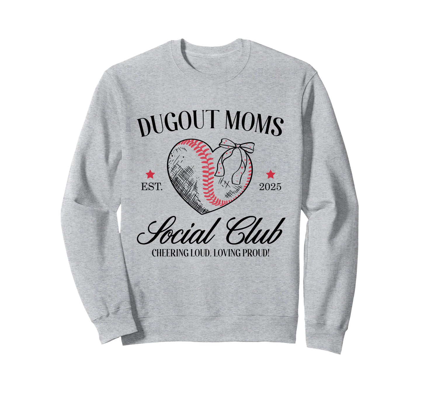Coquette Dogout Moms Social Club Sweatshirt - Streetwear Style Men Women - T-Shirt, Sweatshirt, Hoodie