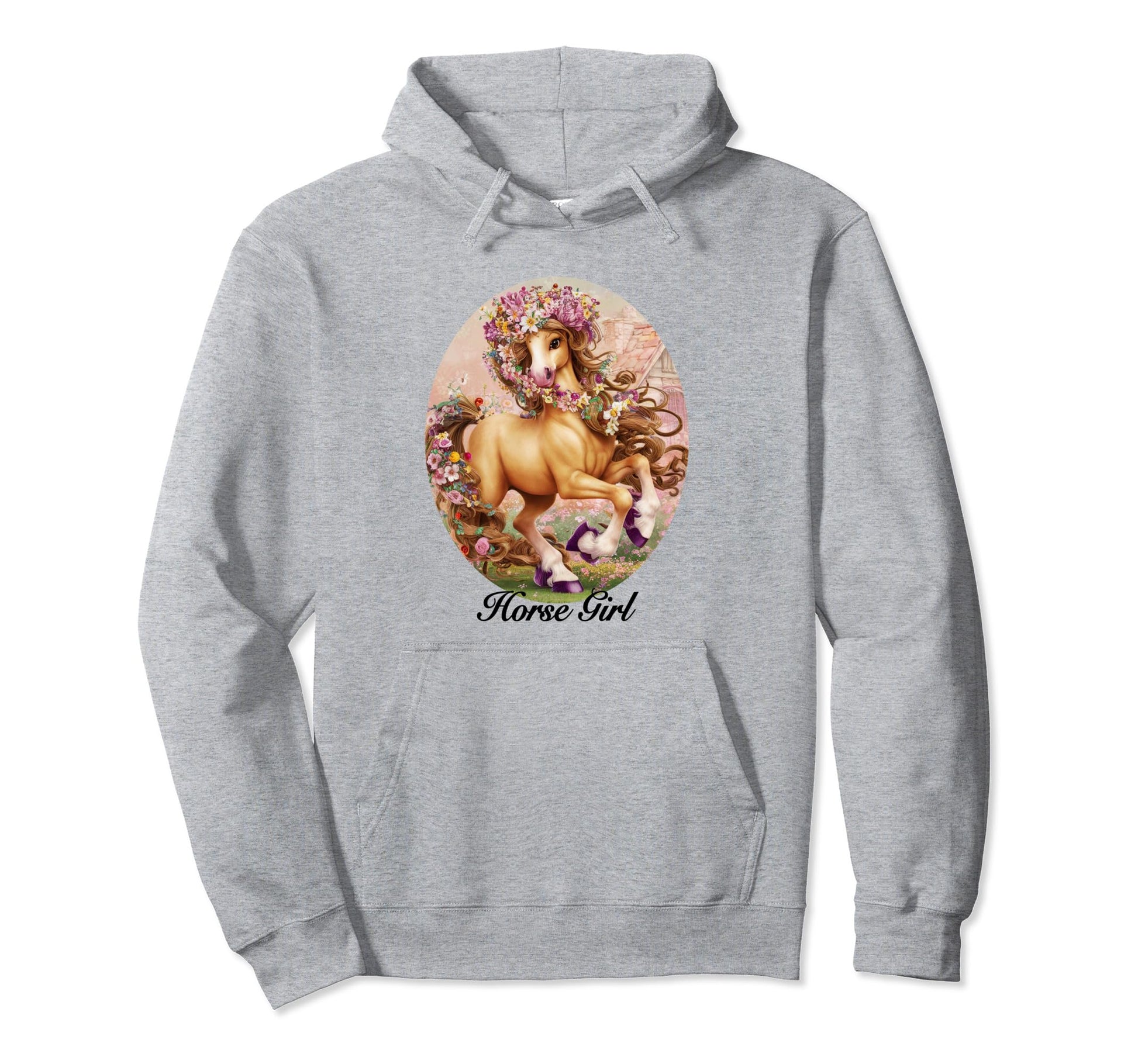 Coquette Horse Girlcore Y2K Aesthetic Hoodie - Novelty Apparel for Adults - T-Shirt, Sweatshirt, Hoodie