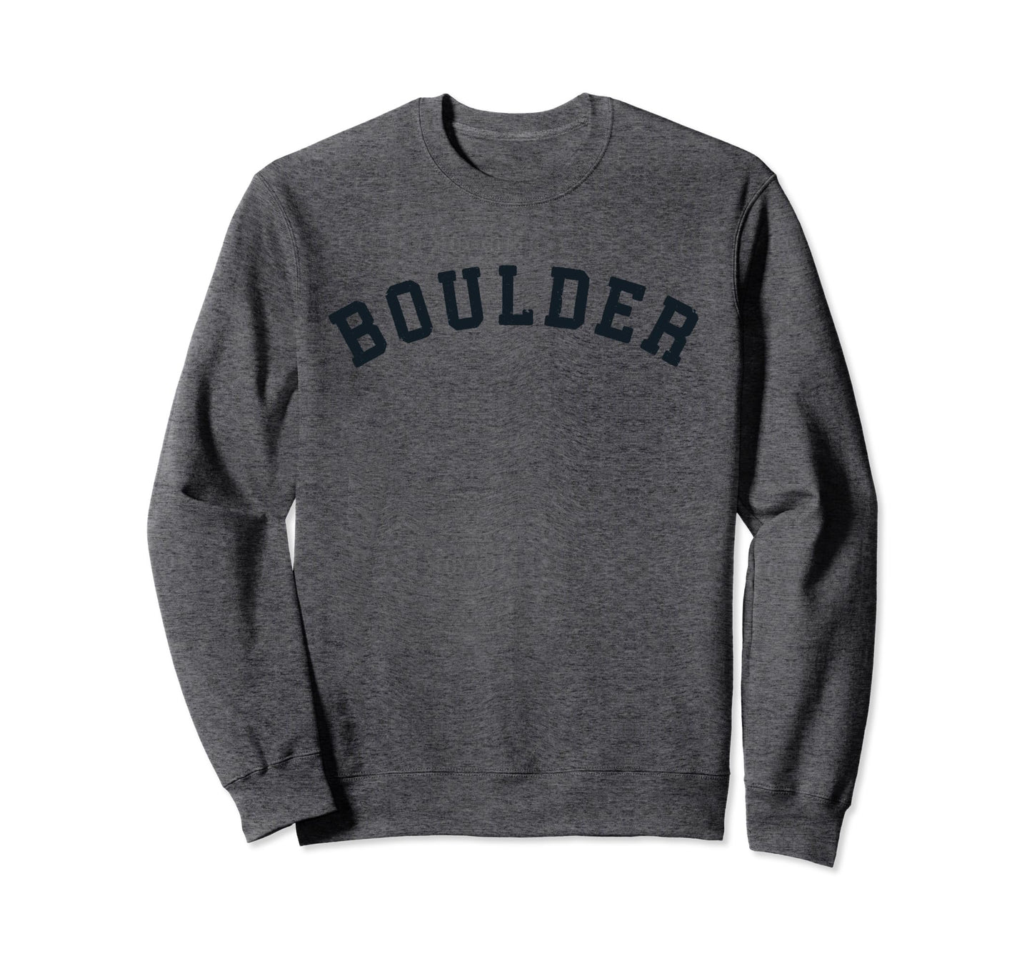 Distressed Varsity Boulder Colorado Co Sweatshirt - Unique Graphic Unisex - T-Shirt, Sweatshirt, Hoodie