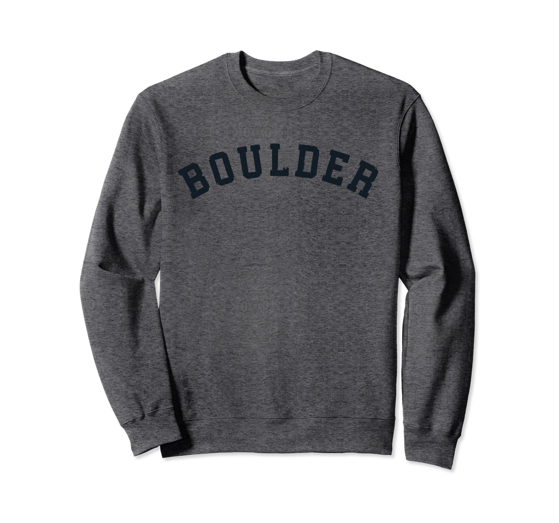 Distressed Varsity Boulder Colorado Co Sweatshirt - Unique Graphic Unisex - T-Shirt, Sweatshirt, Hoodie