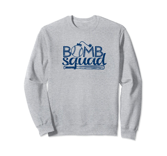 Baseball Bomb Squad Home Run Sweatshirt - Casual Everyday Wear Men Women - T-Shirt, Sweatshirt, Hoodie