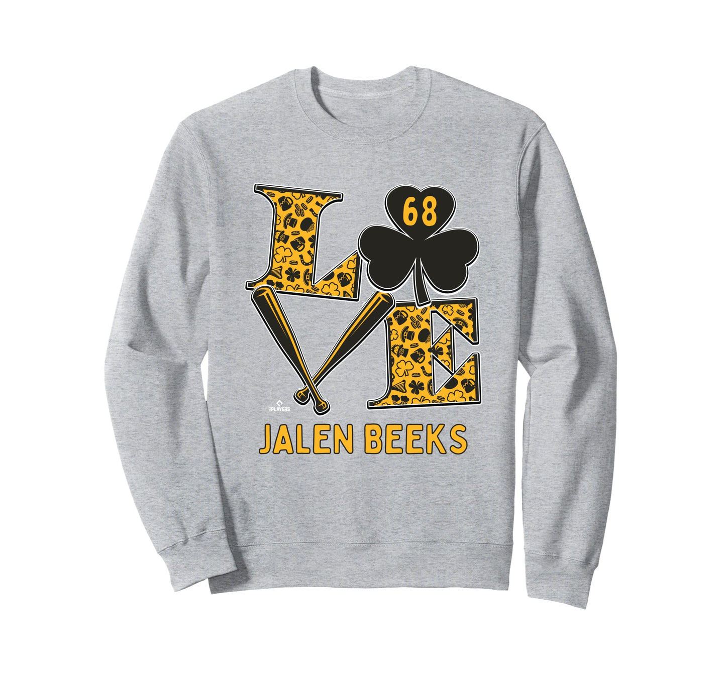 St Patricks Day Love Floral Sweatshirt - Aesthetic Graphic for Adults - T-Shirt, Sweatshirt, Hoodie