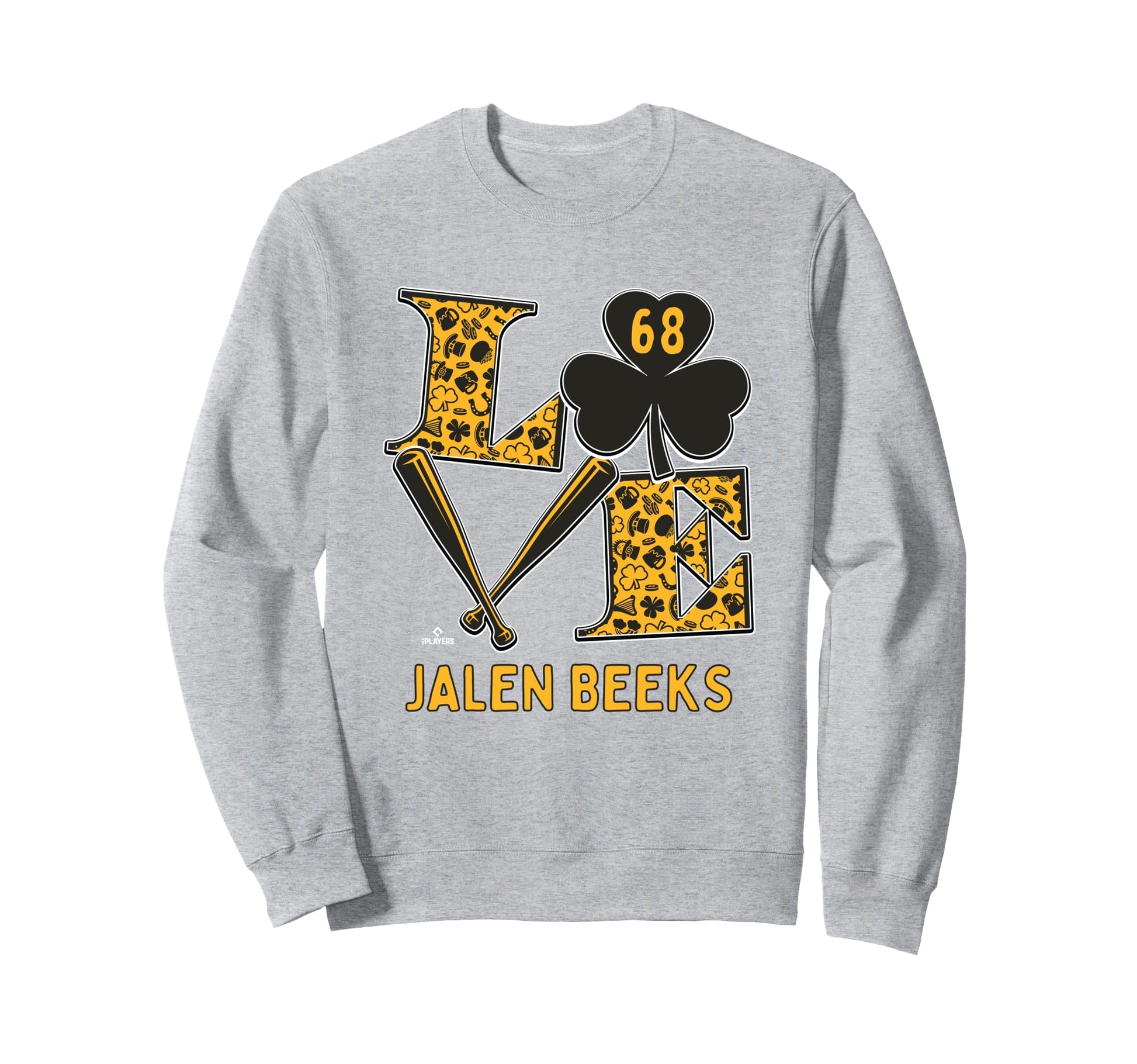 St Patricks Day Love Floral Sweatshirt - Aesthetic Graphic for Adults - T-Shirt, Sweatshirt, Hoodie