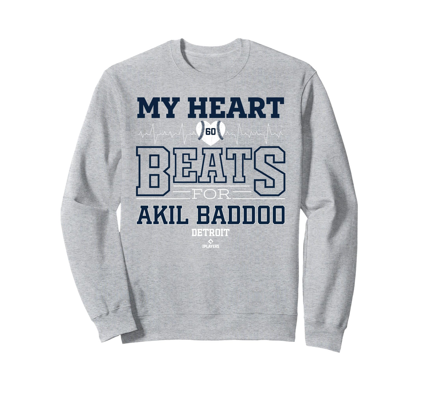 My Heart Beats Akil Baddoo Detroit Sweatshirt - Fun Novelty Design Unisex - T-Shirt, Sweatshirt, Hoodie