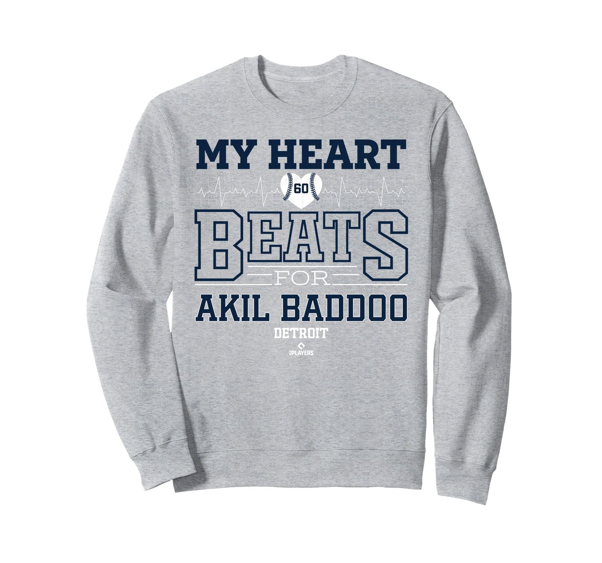 My Heart Beats Akil Baddoo Detroit Sweatshirt - Fun Novelty Design Unisex - T-Shirt, Sweatshirt, Hoodie
