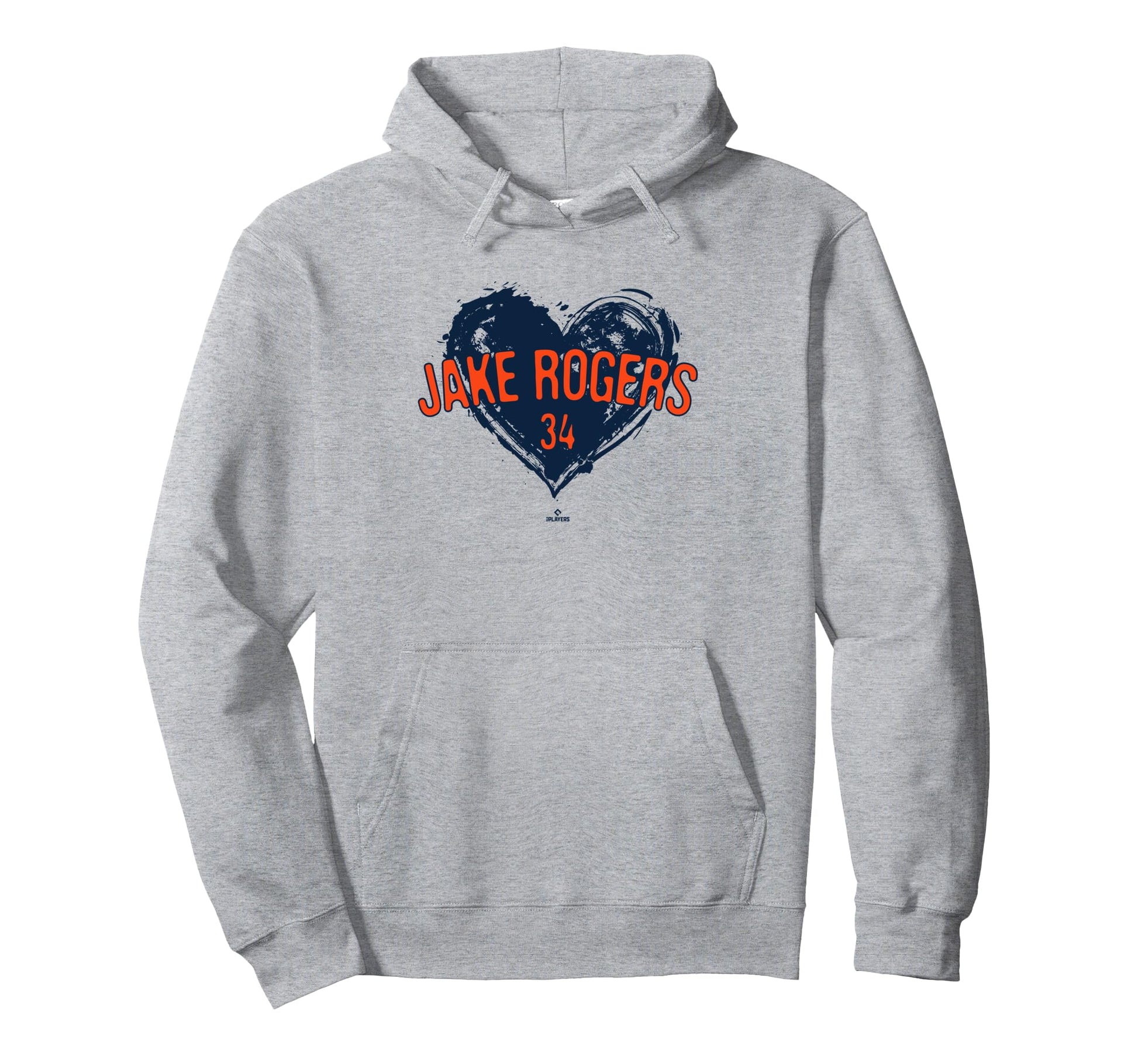 Distressed Heart Jake Rogers Detroit Hoodie - Fun Novelty Design Men Women - T-Shirt, Sweatshirt, Hoodie
