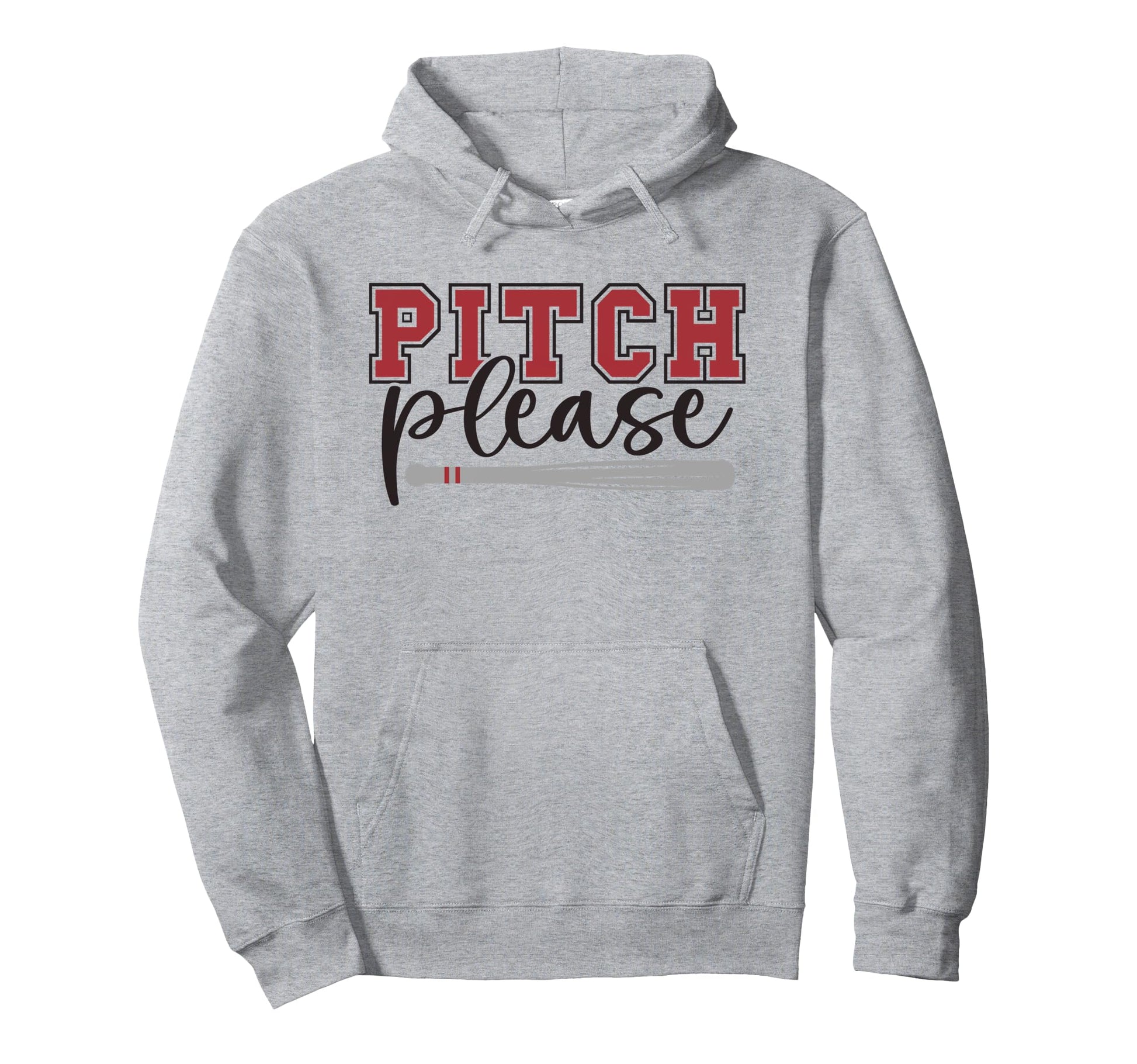 Pitch Please Baseball Player Sport Hoodie - Minimalist Print Men Women - T-Shirt, Sweatshirt, Hoodie