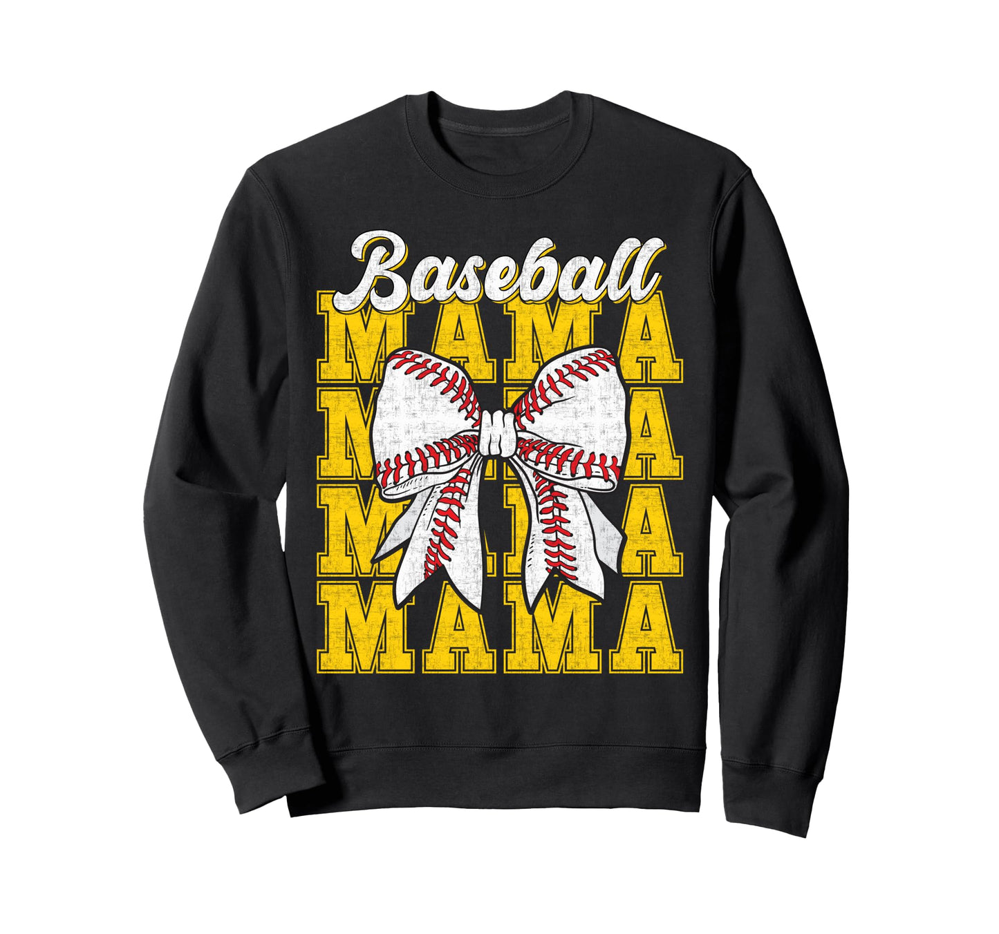 Baseball Mama Coquette Bow Game Day Sweatshirt - Unique Graphic Men Women - T-Shirt, Sweatshirt, Hoodie