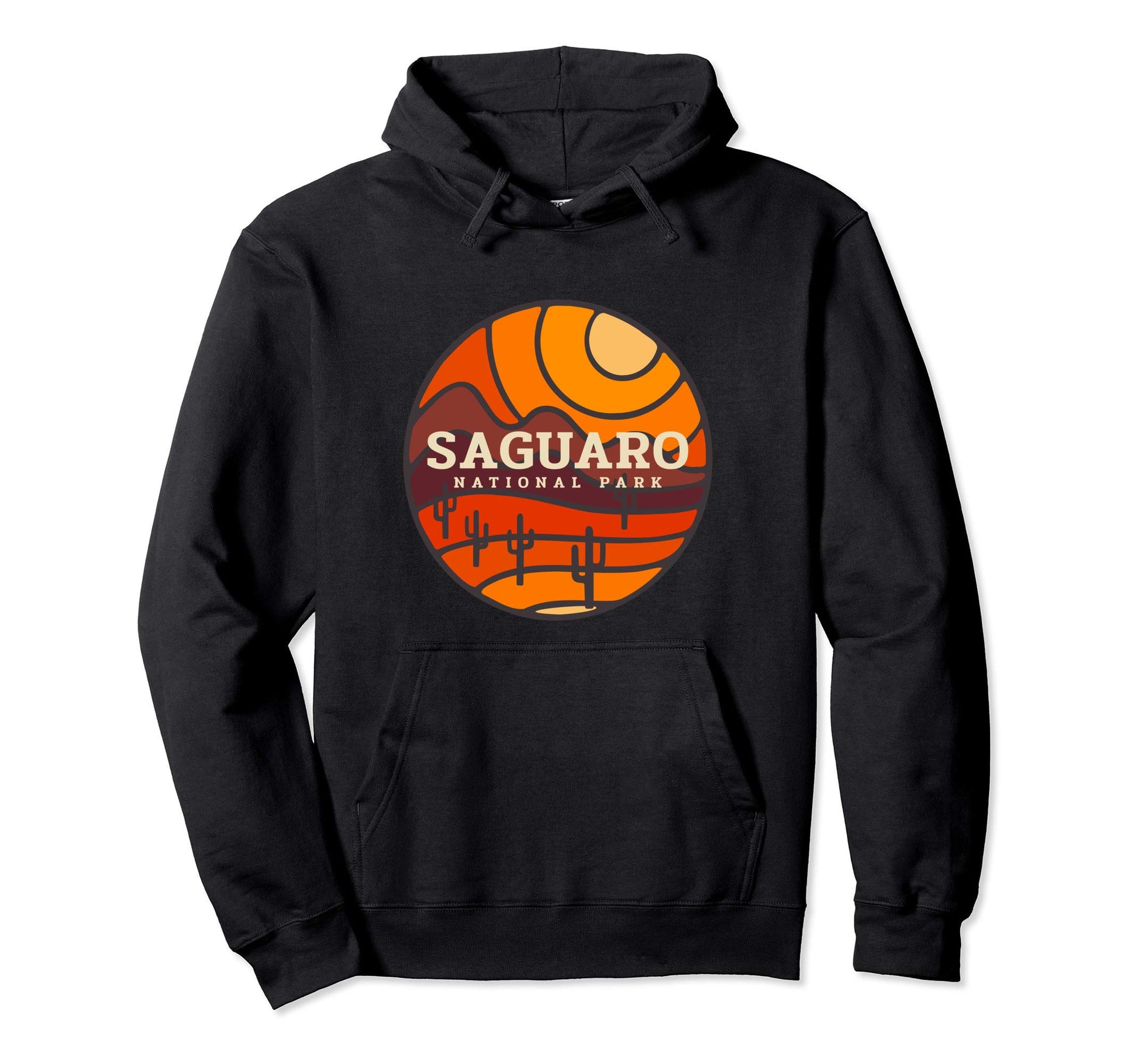 Saguaro National Park Arizona Cactus Hoodie - Novelty Apparel for Adults - T-Shirt, Sweatshirt, Hoodie