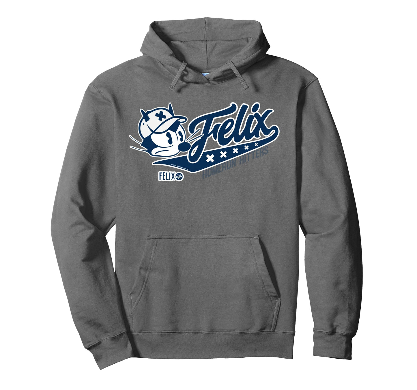 Felix Cat Homerun Hitters Americana Hoodie - Trendy Graphic Unisex - T-Shirt, Sweatshirt, Hoodie
