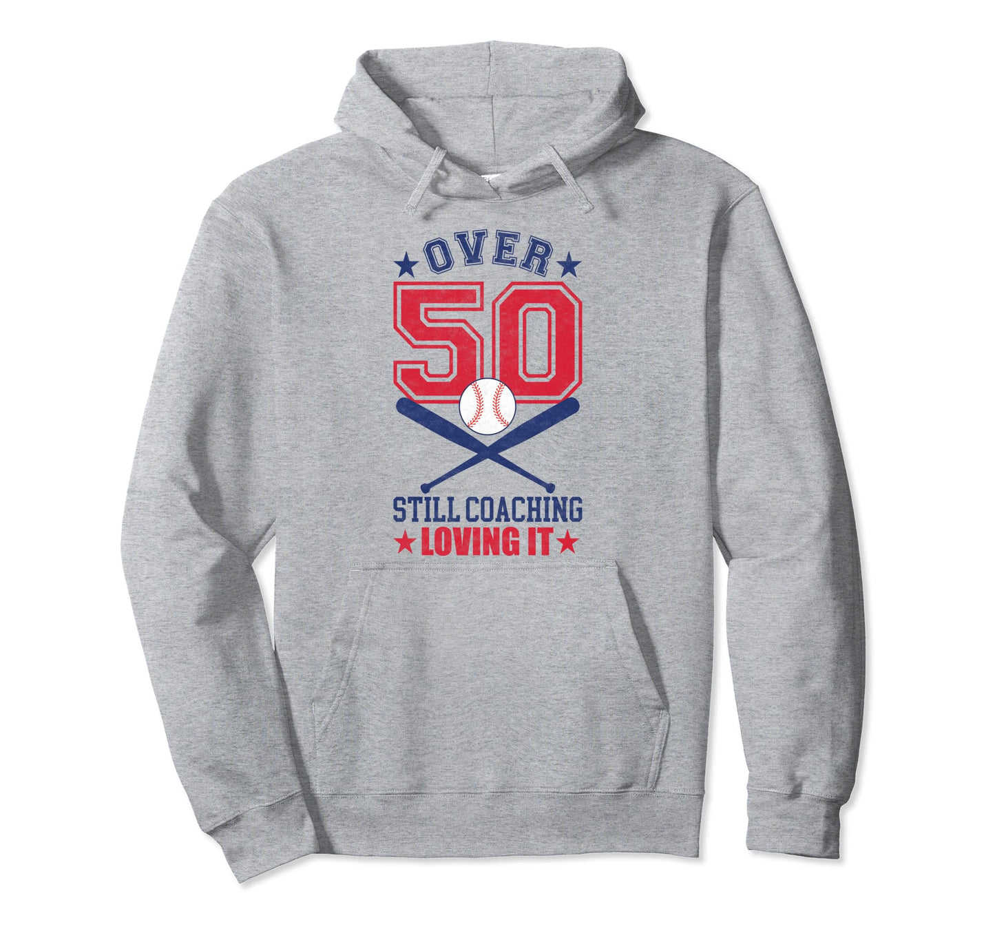 Baseball Coach 50 Year Old 50Th Birthday Hoodie - Graphic Print Men Women - T-Shirt, Sweatshirt, Hoodie