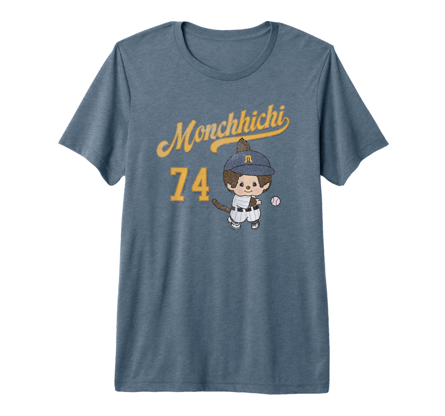 Monchhichi Little Baseball Player 74 T-Shirt - Minimalist Print Unisex - T-Shirt, Sweatshirt, Hoodie