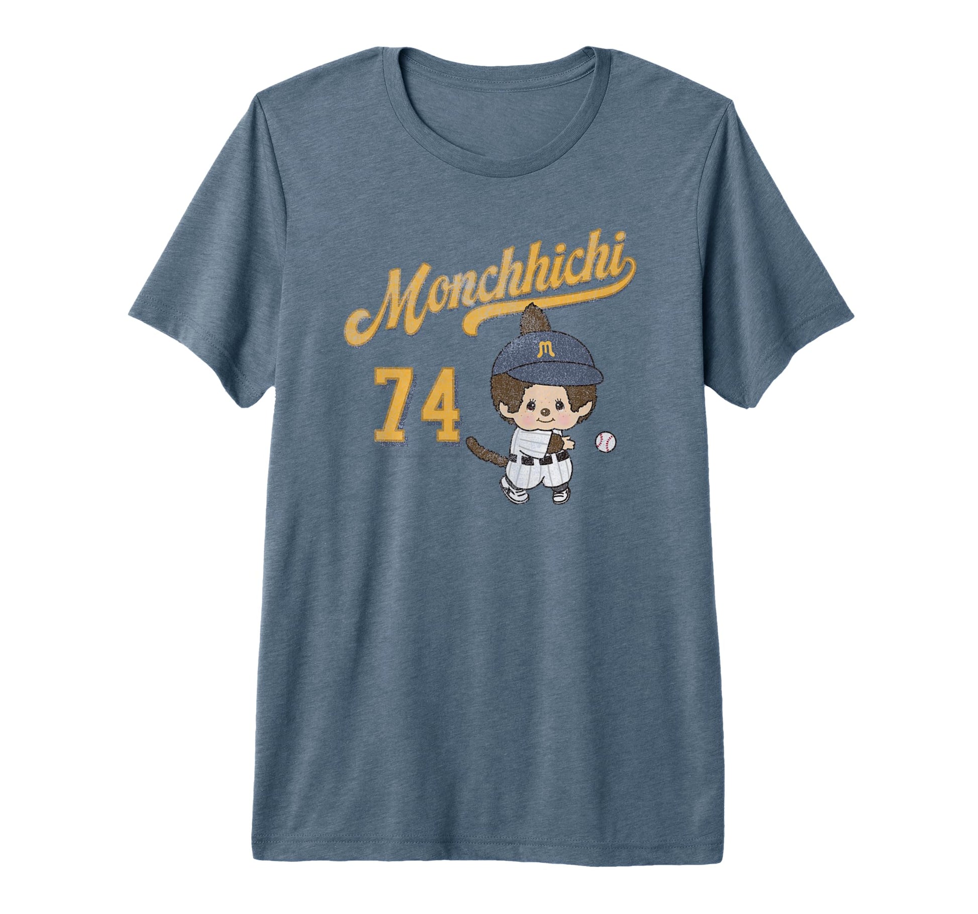 Monchhichi Little Baseball Player 74 T-Shirt - Minimalist Print Unisex - T-Shirt, Sweatshirt, Hoodie