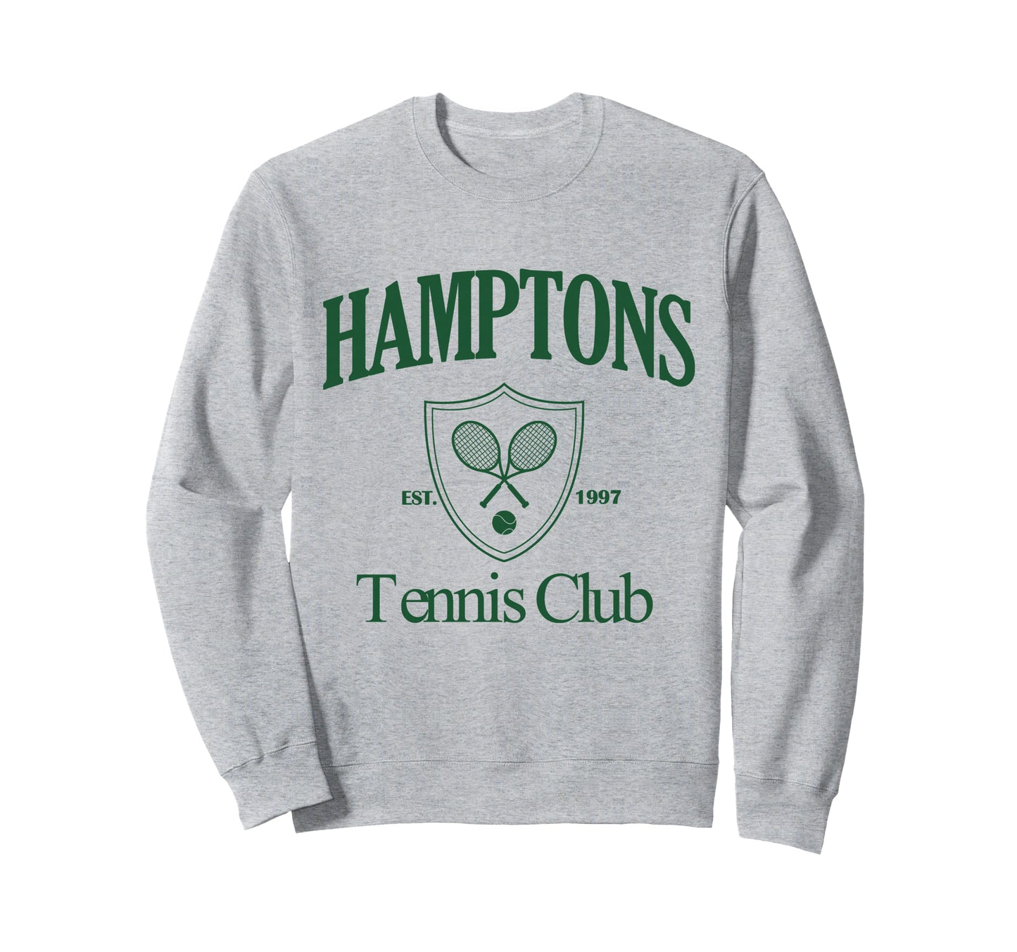 Hamptons Tennis Club 90S Aesthetic Sweatshirt - Minimalist Print Men Women - T-Shirt, Sweatshirt, Hoodie
