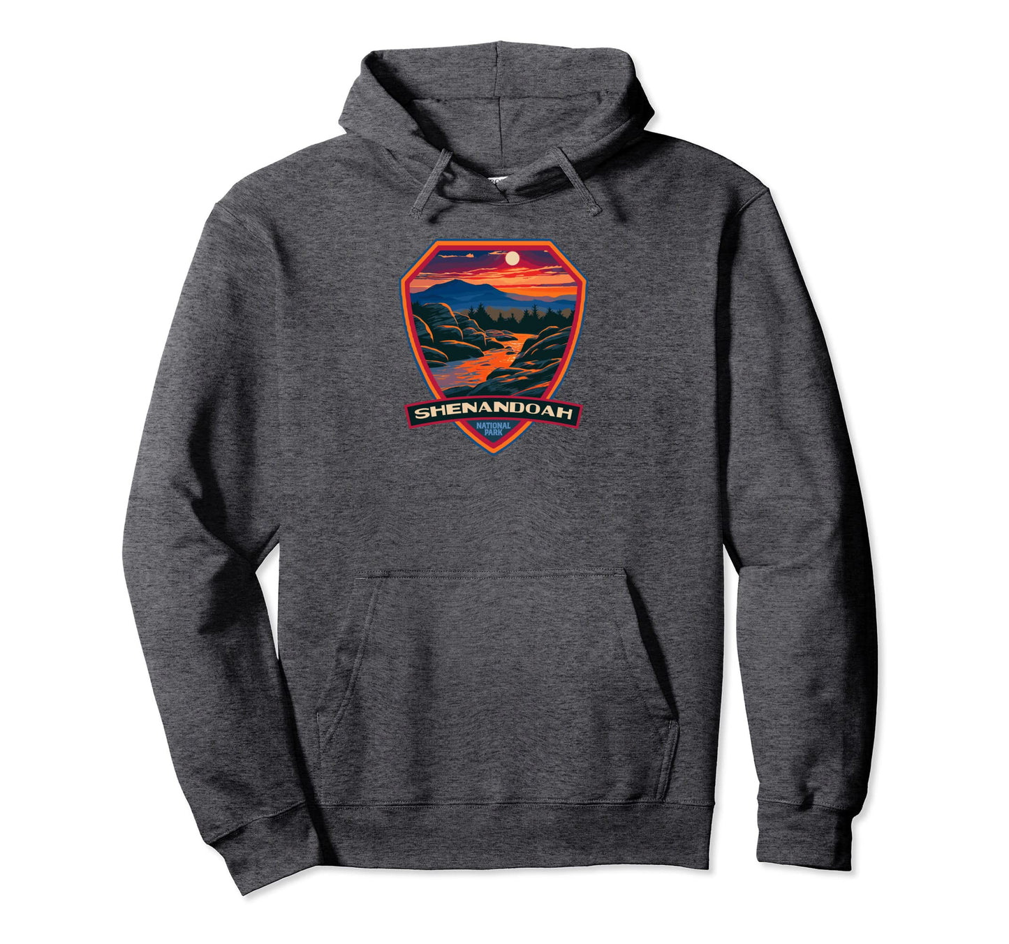 Shenandoah National Park Wpa Badge Hoodie - Casual Everyday Wear for Adults - T-Shirt, Sweatshirt, Hoodie