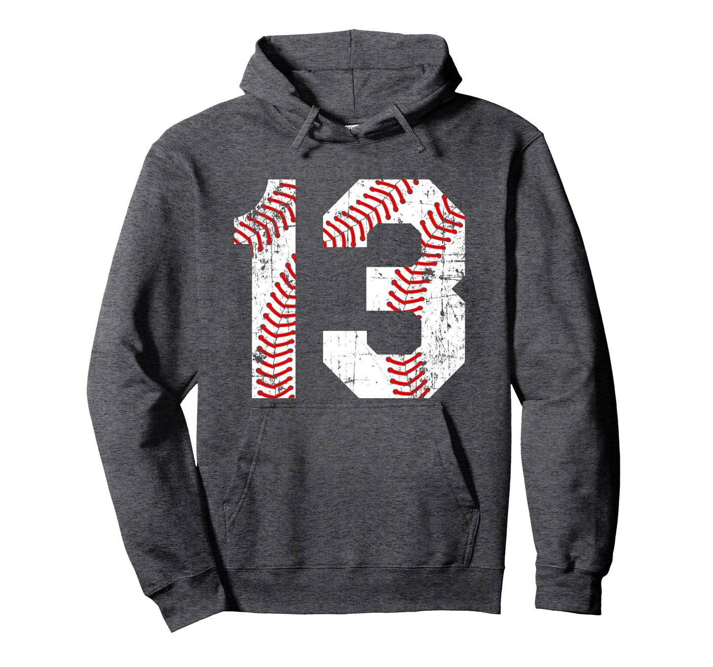 Baseball 13 Jersey Number Hoodie - Custom Art Print Men Women - T-Shirt, Sweatshirt, Hoodie