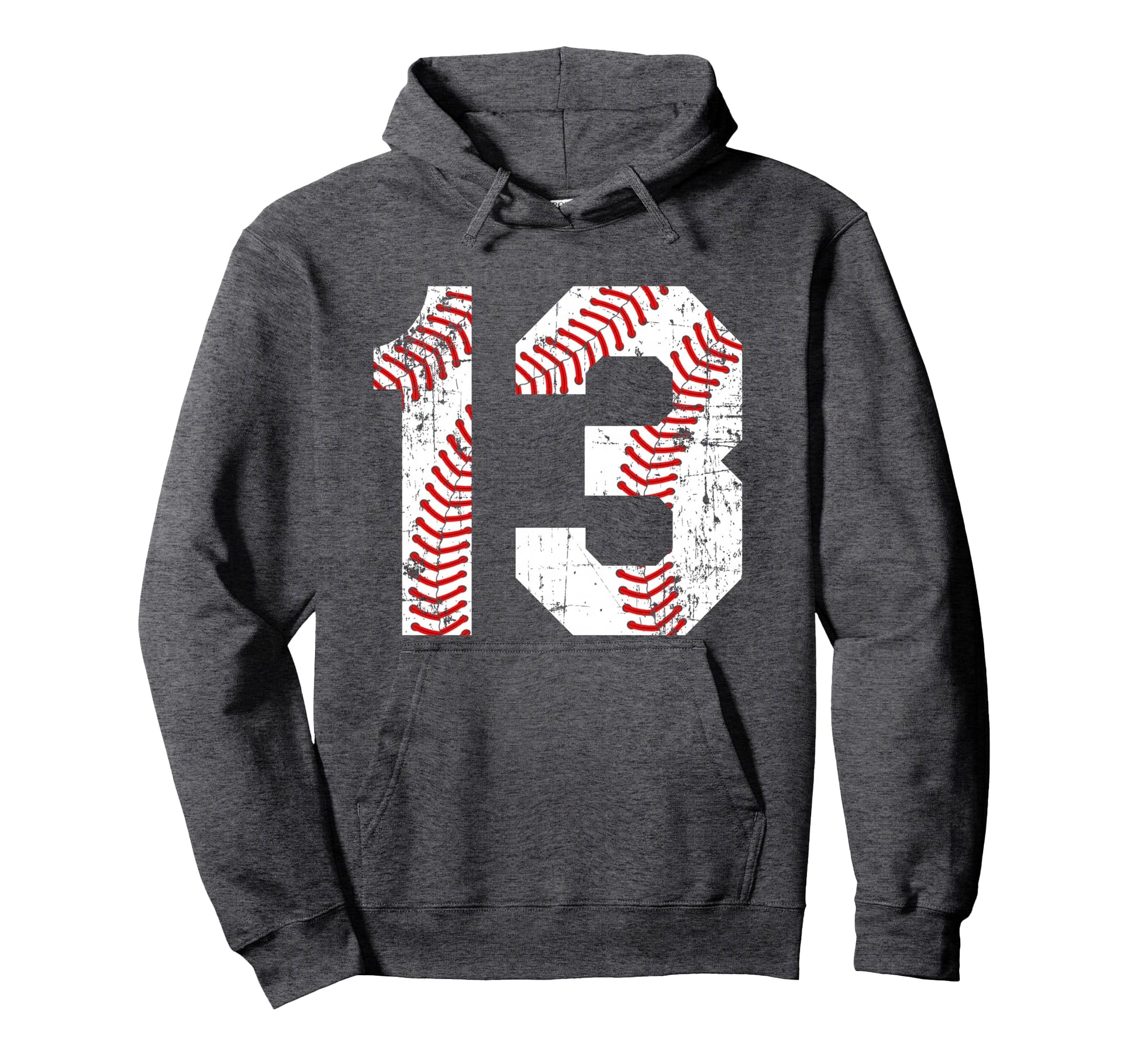 Baseball 13 Jersey Number Hoodie - Custom Art Print Men Women - T-Shirt, Sweatshirt, Hoodie