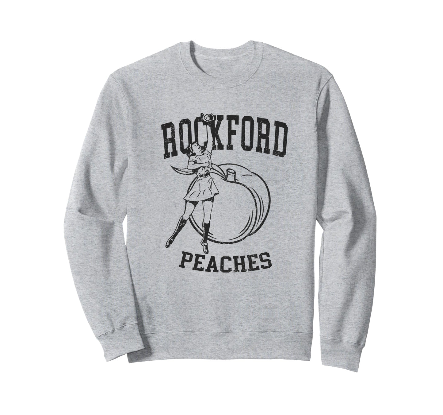 Rockford Peaches Womens Sweatshirt - Casual Everyday Wear Men Women - T-Shirt, Sweatshirt, Hoodie