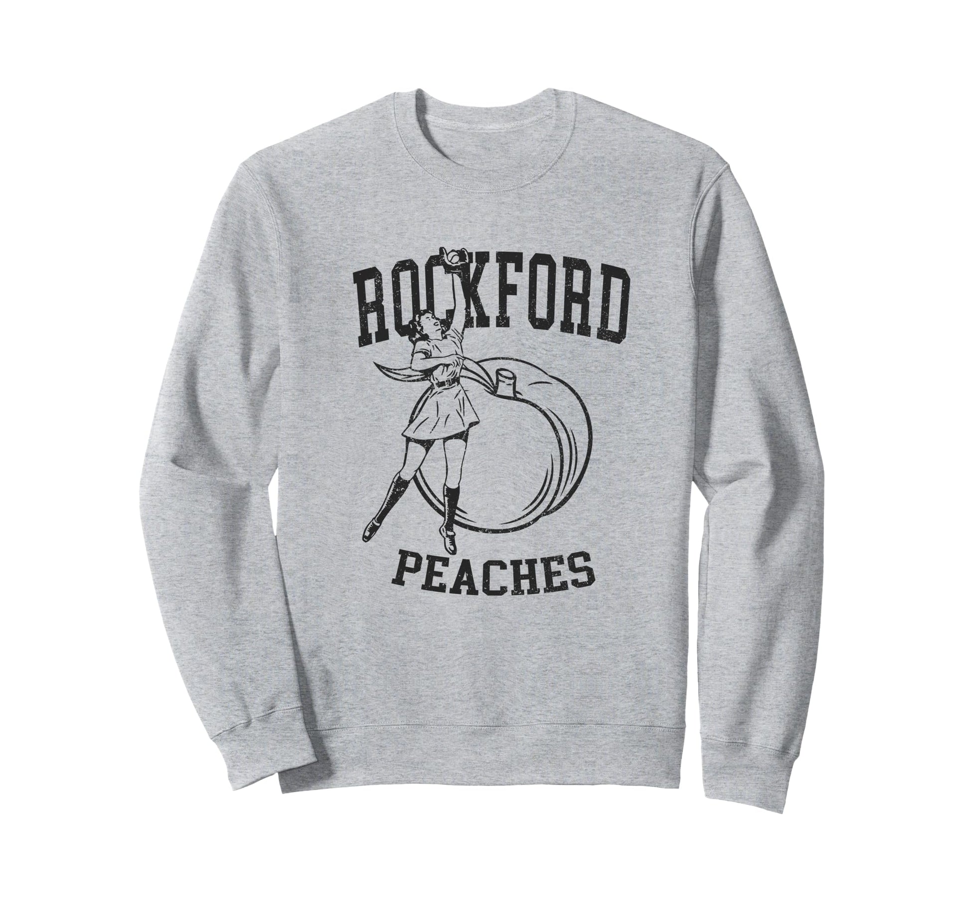 Rockford Peaches Womens Sweatshirt - Casual Everyday Wear Men Women - T-Shirt, Sweatshirt, Hoodie