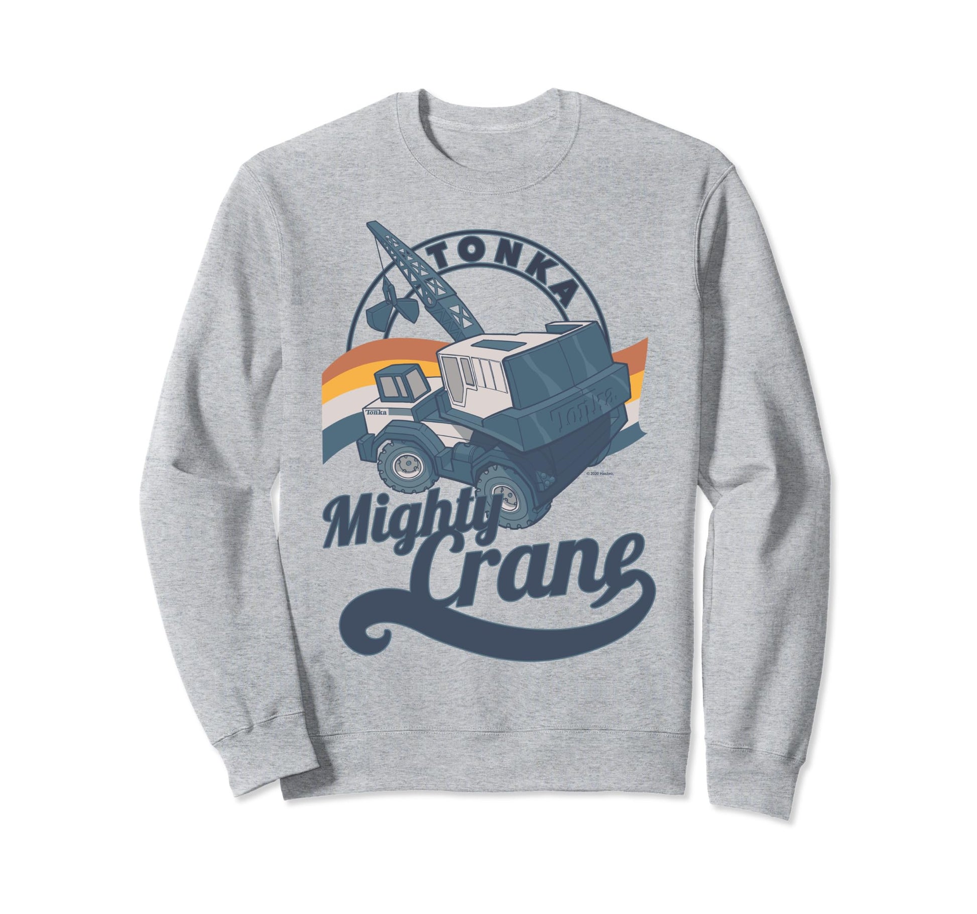 Tonka Mighty Crane Stripe Logo Sweatshirt - Streetwear Style for Adults - T-Shirt, Sweatshirt, Hoodie