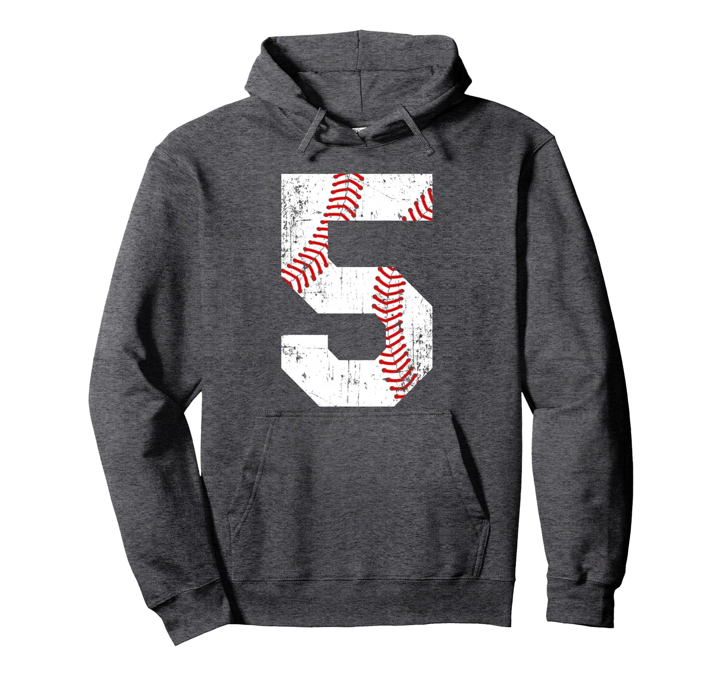 Baseball 5 Jersey Number Hoodie - Streetwear Style Unisex - T-Shirt, Sweatshirt, Hoodie