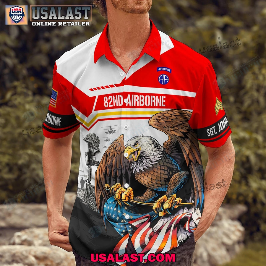 82nd Airborne Veterans Hawaiian Polo And - Adult & Kids T-Shirts, Sweatshirts & Hoodies apparel design preview 1