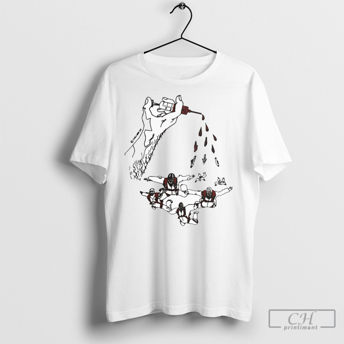 84 Adrenaline Junkie Skydiving - Adult & Kids T-Shirts, Sweatshirts & Hoodies apparel design preview 1