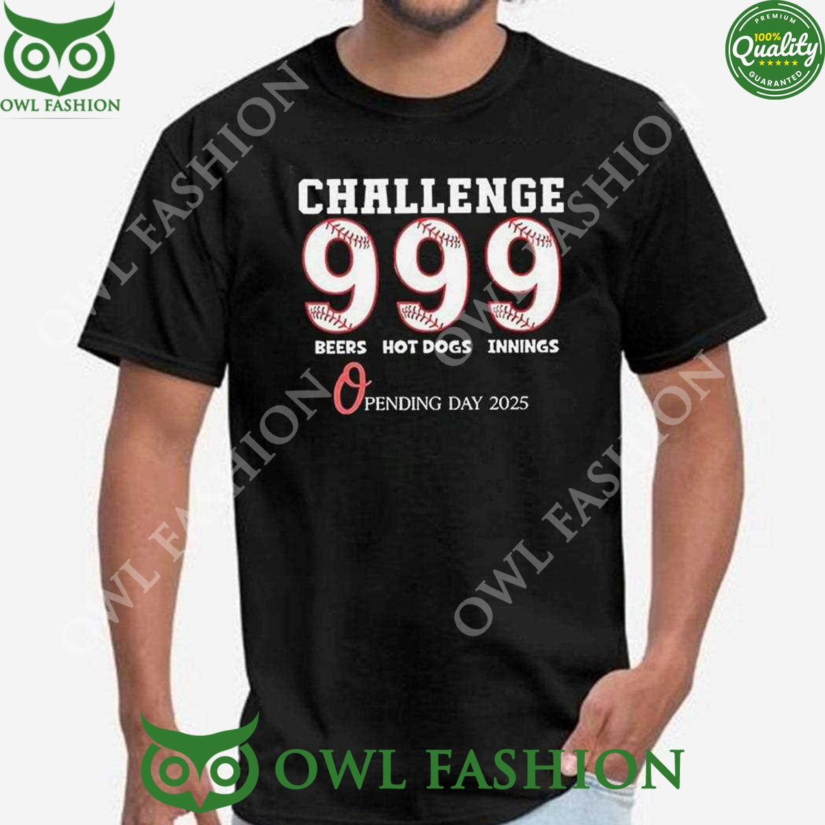 Orioles Challenge 9 Beers Hot Dogs Innings Opening - Adult & Kids T-Shirts, Sweatshirts & Hoodies apparel design preview 1
