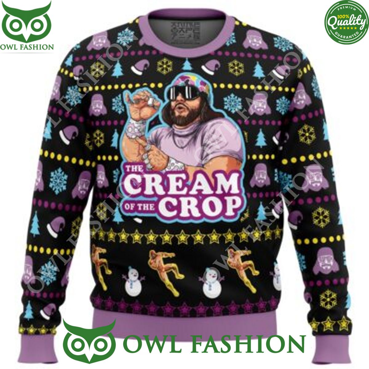 The Cream of Crop Ugly Xmas Sweater - Adult & Kids T-Shirts, Sweatshirts & Hoodies apparel design preview 1