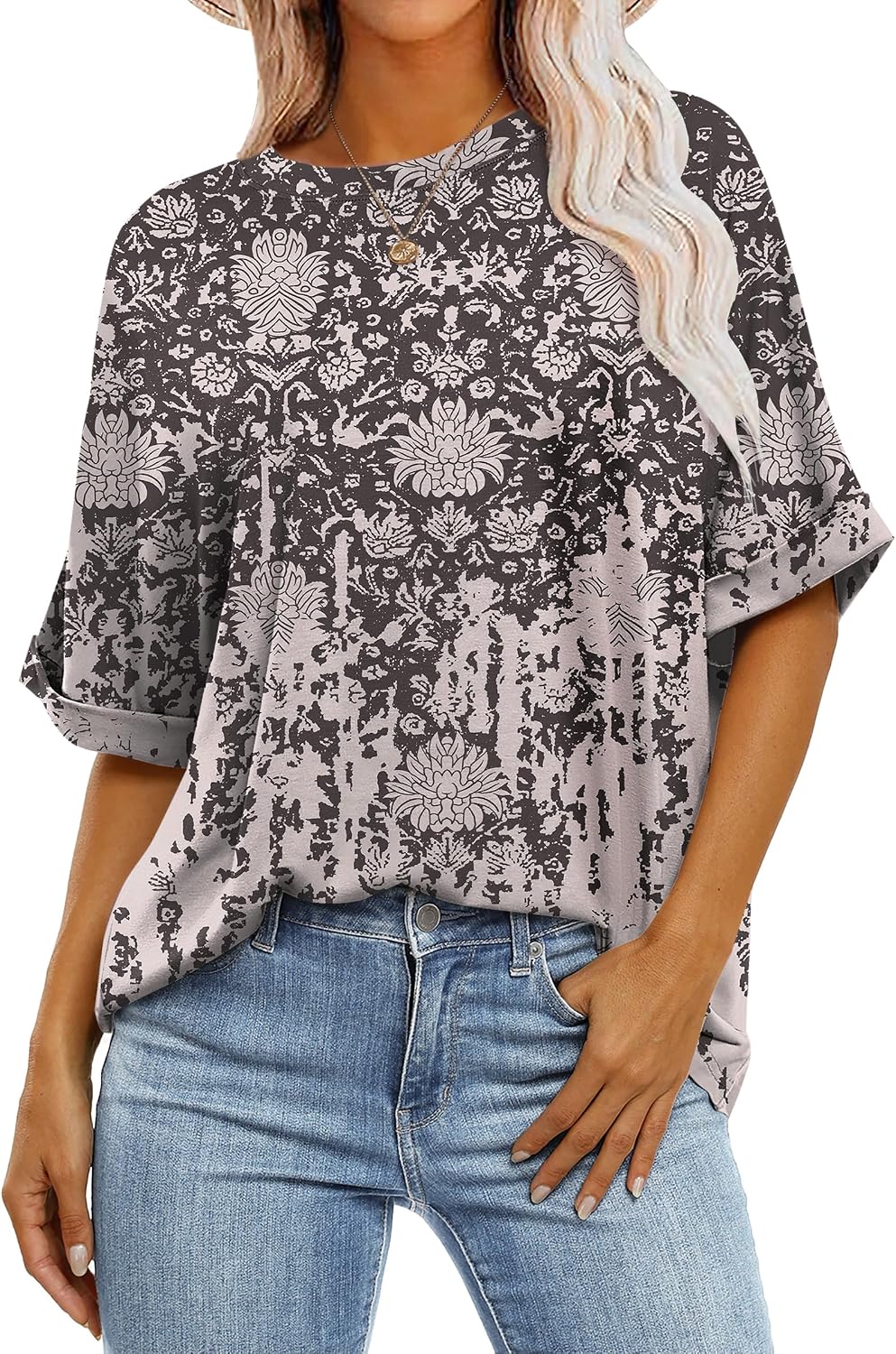 Womens Tops Oversized Short Sleeve Crewneck Summer - Adult & Kids T-Shirts, Sweatshirts & Hoodies apparel design preview 1