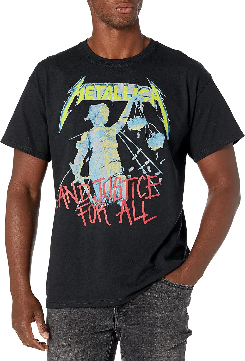 Men's Metallica Justice for All - Adult & Kids T-Shirts, Sweatshirts & Hoodies apparel design preview 1