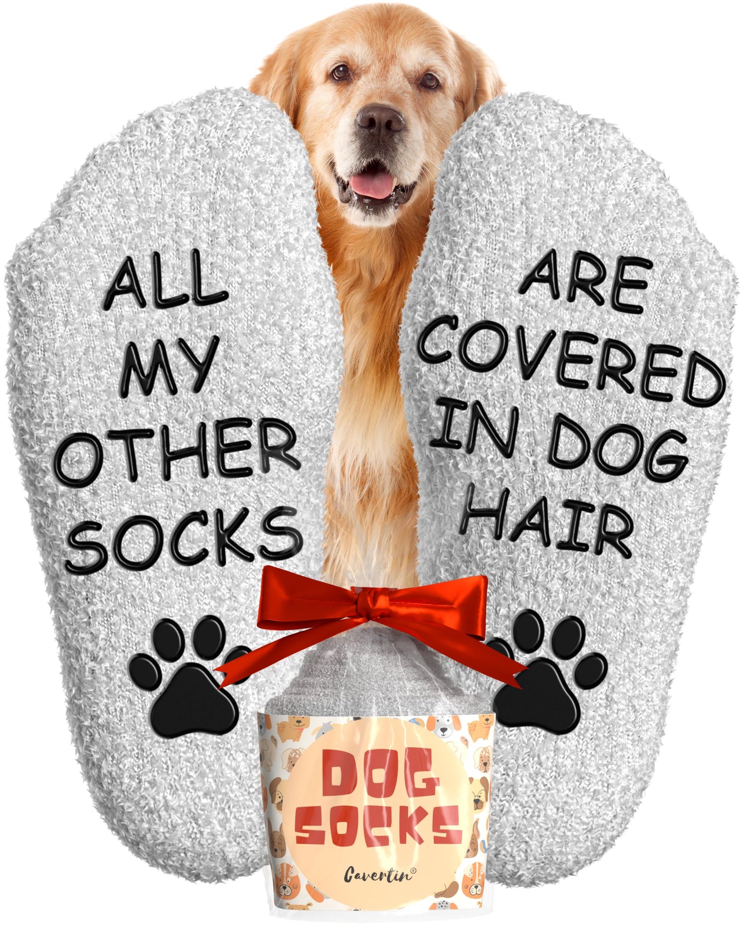 Sponsored Ad Cavertin Fuzzy Dog Socks Hoodie - Trendy Graphic for Adults - T-Shirt, Sweatshirt, Hoodie