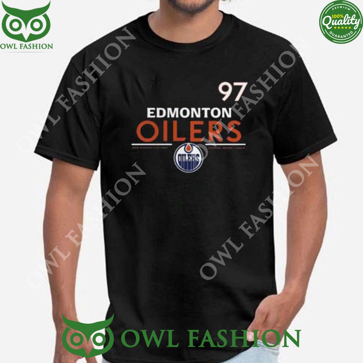 97 Edmonton Oilers Connor Mcdavid 2024 Stanley Cup - Adult & Kids T-Shirts, Sweatshirts & Hoodies apparel design preview 1