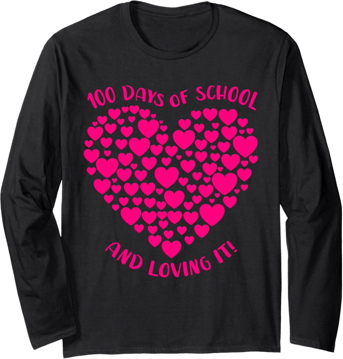 100Th Day School Teacher Heart Valentine Day Tee Trendy Look
